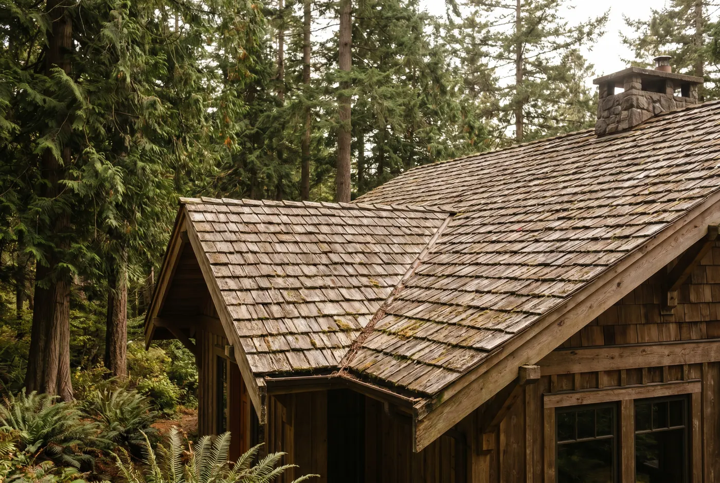 Cedar Shake Roofing in the San Juan Islands